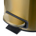 Відро для сміття з плавним закриттям кругле Mixxus Ellipse-TC0205 Brushed Gold 5л (колір матове золото) (MI8400)