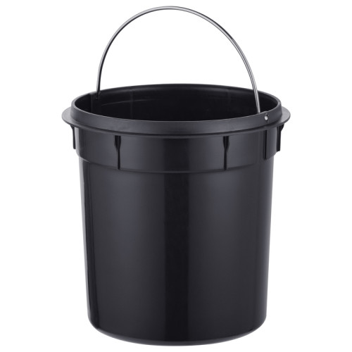 Відро для сміття з плавним закриттям кругле Mixxus Ellipse-TC0205 Brushed Gold 5л (колір матове золото) (MI8400)