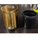 Відро для сміття з плавним закриттям кругле Mixxus Ellipse-TC0205 Brushed Gold 5л (колір матове золото) (MI8400)