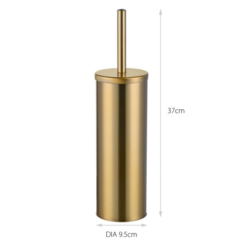 Йоршик для унітазу підлоговий Mixxus Ellipse-TB0202 Brushed Gold (колір матове золото) (MI8401)