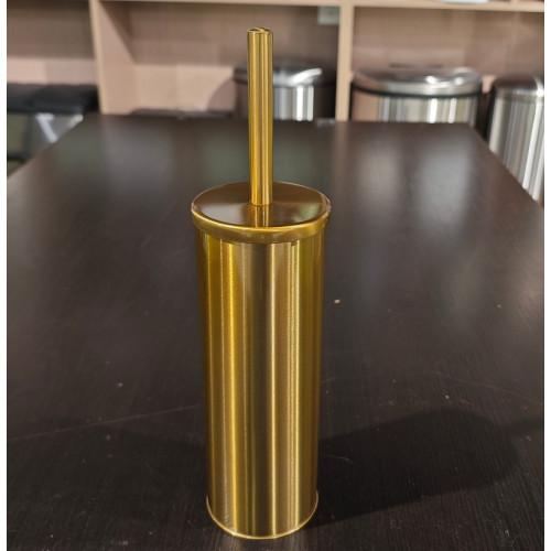 Йоршик для унітазу підлоговий Mixxus Ellipse-TB0202 Brushed Gold (колір матове золото) (MI8401)
