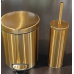 Йоршик для унітазу підлоговий Mixxus Ellipse-TB0202 Brushed Gold (колір матове золото) (MI8401)