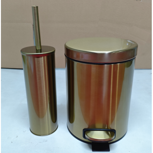 Йоршик для унітазу підлоговий Mixxus Ellipse-TB0202 Brushed Gold (колір матове золото) (MI8401)