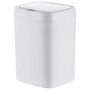 Відро для сміття сенсорне прямокутне Mixxus Wave-TC0314 White 14 л (колір білий) (MI8404)