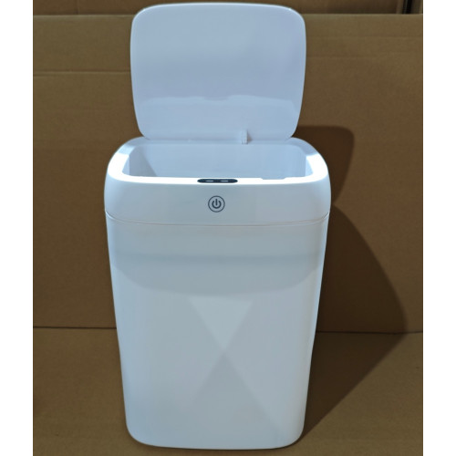 Відро для сміття сенсорне прямокутне Mixxus Wave-TC0314 White 14 л (колір білий) (MI8404)