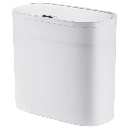 Мусорное ведро сенсорное прямоугольное Mixxus Wave-TC0414 White 14 л (цвет белый) (MI8405)