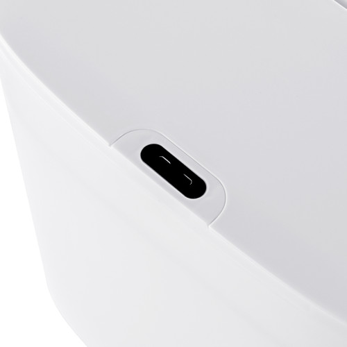 Мусорное ведро сенсорное прямоугольное Mixxus Wave-TC0414 White 14 л (цвет белый) (MI8405)