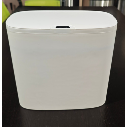 Мусорное ведро сенсорное прямоугольное Mixxus Wave-TC0414 White 14 л (цвет белый) (MI8405)