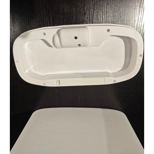 Мусорное ведро сенсорное прямоугольное Mixxus Wave-TC0414 White 14 л (цвет белый) (MI8405)