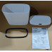 Мусорное ведро сенсорное прямоугольное Mixxus Wave-TC0414 White 14 л (цвет белый) (MI8405)