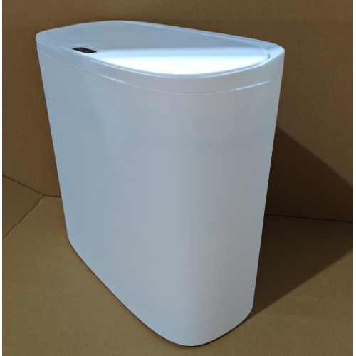 Мусорное ведро сенсорное прямоугольное Mixxus Wave-TC0414 White 14 л (цвет белый) (MI8405)