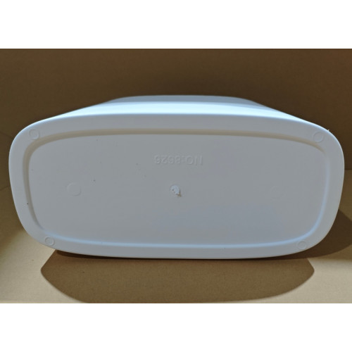 Мусорное ведро сенсорное прямоугольное Mixxus Wave-TC0414 White 14 л (цвет белый) (MI8405)