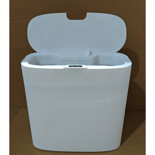 Мусорное ведро сенсорное прямоугольное Mixxus Wave-TC0414 White 14 л (цвет белый) (MI8405)