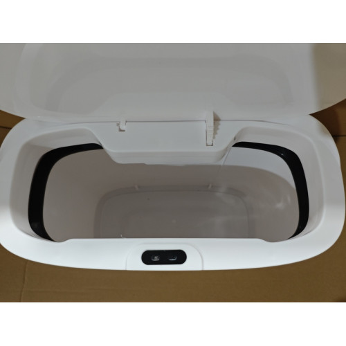 Мусорное ведро сенсорное прямоугольное Mixxus Wave-TC0414 White 14 л (цвет белый) (MI8405)