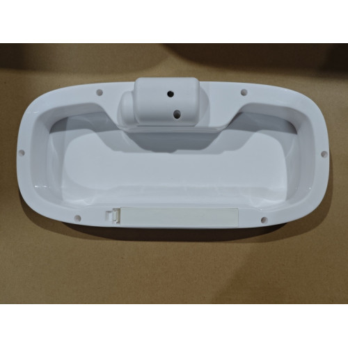 Мусорное ведро сенсорное прямоугольное Mixxus Wave-TC0414 White 14 л (цвет белый) (MI8405)