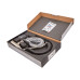 Змішувач для кухні MIXXUS PREMIUM GRAVITY 017 NUT SS COLOR REFL.GREY (Колір нержавіюча сталь+силік. вилив сірий) (MI8407)