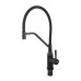 Змішувач для кухні MIXXUS PREMIUM GRAVITY 017 NUT BLACK REFL.BLACK (Колір чорний+силік. вилив чорний) (MI8408)