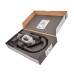 Змішувач для кухні MIXXUS PREMIUM GRAVITY 017 NUT BLACK REFL.BLACK (Колір чорний+силік. вилив чорний) (MI8408)