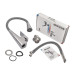 Змішувач для кухні MIXXUS ETNA 014-T NUT REFL.GREY (Колір хром+силіконовий вилив сірий) (MI8420)