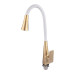 Змішувач для кухні MIXXUS ETNA 014-T NUT BRUSHED GOLD REFL.WHITE (Колір матове золото+силіконовий вилив білий) (MI8423)