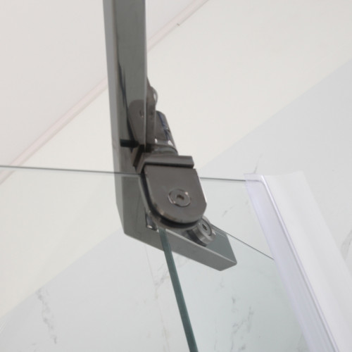 Душова кабіна з низьким піддоном Mixxus LINES SCT01-90x90x198-TR Graphite NEW прозоре скло 6мм (MI8429)