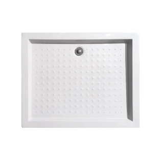 Душовий піддон із прямокутним сифоном Mixxus HARD ST01-100x80x13 NEW діаметр зливу 52 мм (MI8430)