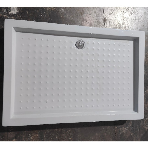 Душовий піддон із сифоном прямокутний Mixxus HARD ST01-120x80x13 NEW діаметр зливу 52 мм (MI8431)