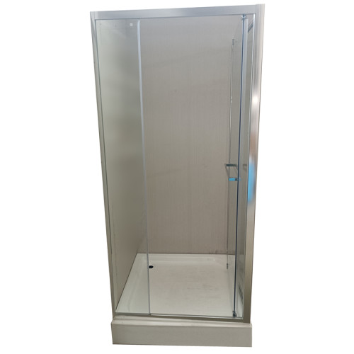 Душова кабіна з низьким піддоном Mixxus Style SCT01-90x90x200-TR Chrome прозоре скло 6мм (MI8433)