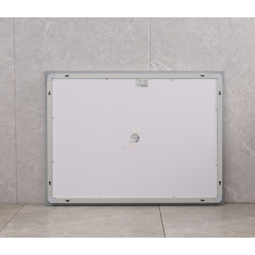 Дзеркало MIXXUS LIGHT MR01-80x60-CASE з LED Touch, Anti-fog, димером, регулятором яскравості, годинником (MI8479)