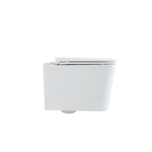 Унитаз подвесной Mixxus Premium Quadro-0302-T1 530x360x365mm, система смыва Tornado 1.0 (MP6456)