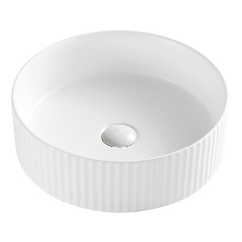 Умивальник накладний керамічний Mixxus Premium Wave-0101 400x400x125mm (MP6491)