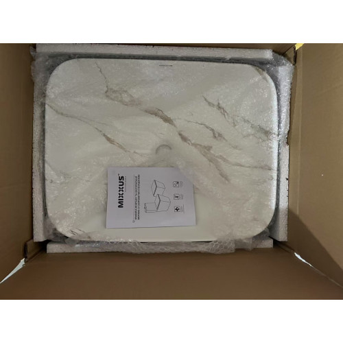 Раковина накладна MIXXUS PREMIUM DIVERSE-0110 MARBLE-BLACK 500х390х130mm (MP6517)