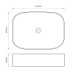Раковина накладна Mixxus Premium BEVEL-0103 BLACK 510х370х120mm (MP6520)