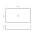 Раковина накладная Mixxus Premium QUADRO-0107 EDGE BLACK 600х340х110mm (MP6521)