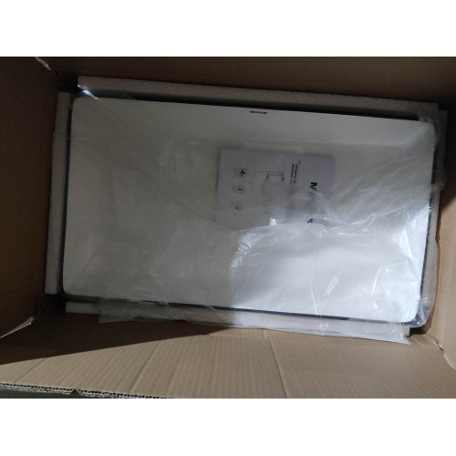 Раковина накладная Mixxus Premium QUADRO-0107 EDGE BLACK 600х340х110mm (MP6521)