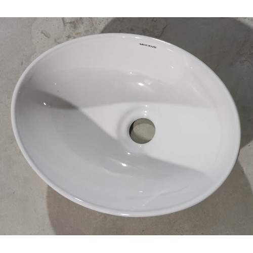 Раковина накладная Mixxus Premium ELLIPSE-0107 345х265х120mm (MP6525)