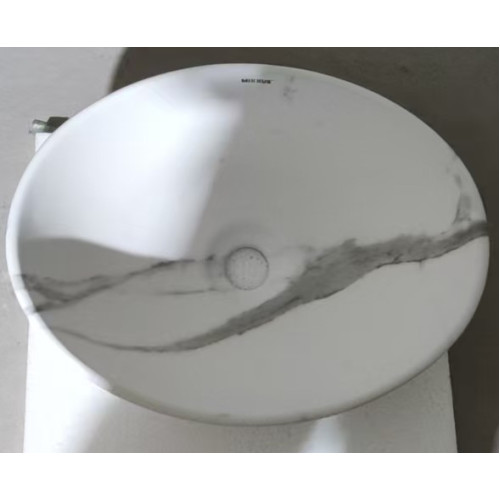 Раковина накладна MIXXUS PREMIUM ELLIPSE-0108 MARBLE 400х330х145mm (MP6526)