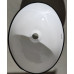 Раковина накладная MIXXUS PREMIUM ELLIPSE-0108 EDGE BLACK 400х330х145mm (MP6527)