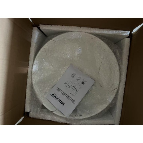 Раковина накладная Mixxus Premium WAVE-0102 MARBLE 370х370х130mm (MP6528)
