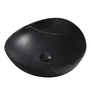 Раковина накладна Mixxus Premium WAVE-0104 MARBLE 460х420х130mm (MP6534)