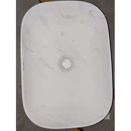 Раковина накладная Mixxus Premium DIVERSE-0112 MARBLE 455х325х135mm (MP6543)