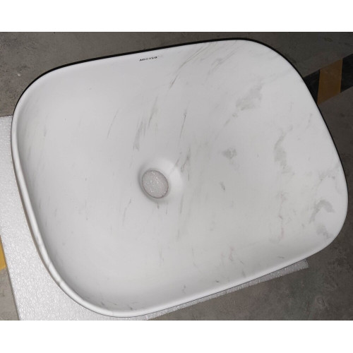Раковина накладная Mixxus Premium DIVERSE-0112 MARBLE 455х325х135mm (MP6543)