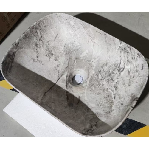 Раковина накладная MIXXUS PREMIUM DIVERSE-0113 MARBLE 455х325х135mm (MP6544)