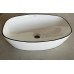 Раковина накладна Mixxus Premium DIVERSE-0109 EDGE BLACK 500х380х140mm (MP6549)