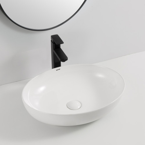 Раковина накладная Mixxus Premium ELLIPSE-0102 515х400х130mm (MP6551)