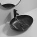 Раковина накладная Mixxus Premium ELLIPSE-0102 MARBLE 515х400х130mm (MP6552)
