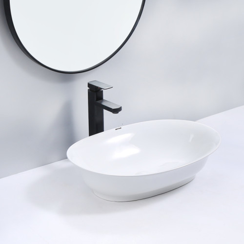 Раковина накладная Mixxus Premium ELLIPSE-0103 550х390х140mm (MP6553)
