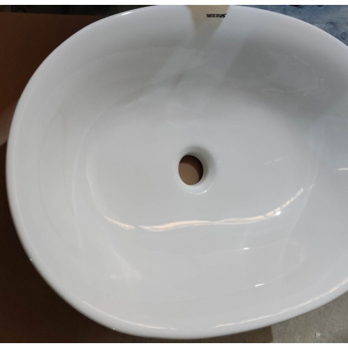 Раковина накладная Mixxus Premium ELLIPSE-0103 550х390х140mm (MP6553)