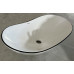 Раковина накладная Mixxus Premium WAVE-0105 EDGE BLACK 620х360х160mm (MP6556)