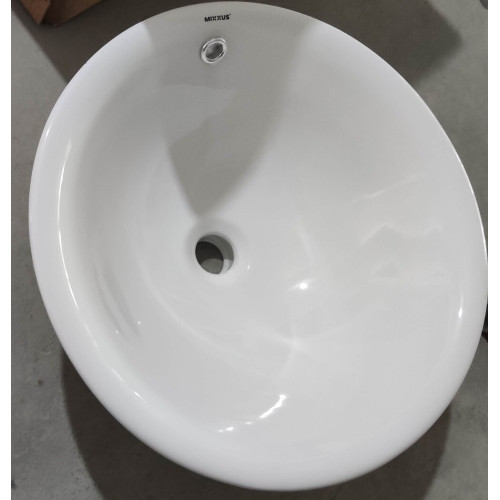 Раковина врізна на стільницю MIXXUS PREMIUM TOPPER-1601 470х470х180mm з переливом (MP6571)